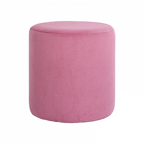 ΤΑΜΠΟΥΡΕ-ΣΚΑΜΠΟ ΣΤΡΟΓΓΥΛΟ Fylliana Circlo ΡΟΖ ΧΡΩΜΑ 34x35εκ