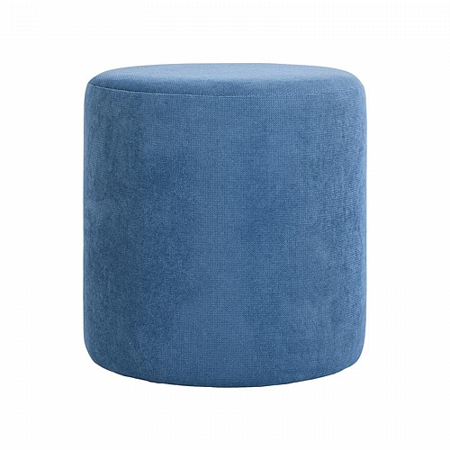 ΤΑΜΠΟΥΡΕ-ΣΚΑΜΠΟ ΣΤΡΟΓΓΥΛΟ Fylliana Circlo ΜΠΛΕ ΧΡΩΜΑ 34x35εκ