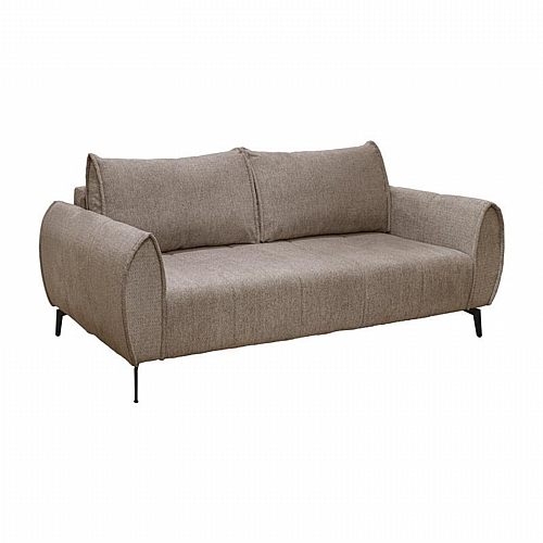 ΤΡΙΘΕΣΙΟΣ ΚΑΝΑΠΕΣ Fylliana Velton ΚΑΦΕ ΧΡΩΜΑ 222x95x92εκ