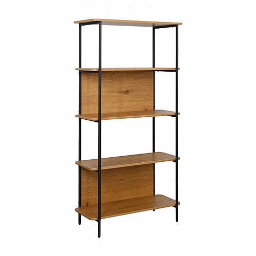 ΒΙΒΛΙΟΘΗΚΗ-ΡΑΦΙΕΡΑ ΜΕΤΑΛΛΙΚΗ Fylliana FL2504 BLACK OAK ΧΡΩΜΑ 60x36x158εκ ΒΙΒΛΙΟΘΗΚΗ-ΡΑΦΙΕΡΑ ΜΕΤΑΛΛΙΚΗ Fylliana FL2504 BLACK OAK ΧΡΩΜΑ 60x36x158εκ