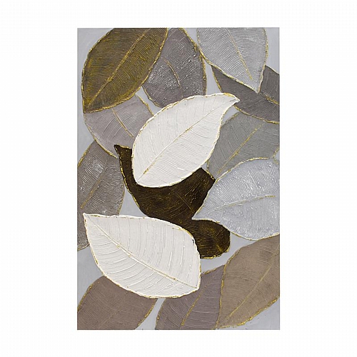 ΠΙΝΑΚΑΣ ΣΕ ΚΑΜΒΑ Fylliana ΛΕΥΚΟ-ΜΠΕΖ-ΚΑΦΕ 120x80xεκ ΠΙΝΑΚΑΣ ΣΕ ΚΑΜΒΑ Fylliana ΛΕΥΚΟ-ΜΠΕΖ-ΚΑΦΕ 120x80xεκ