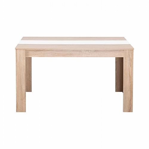 ΤΡΑΠΕΖΙ ΤΡΑΠΕΖΑΡΙΑΣ DOMUS 135 SONOMA OAK-ΛΕΥΚΟ 135x81x75εκ ΤΡΑΠΕΖΙ ΤΡΑΠΕΖΑΡΙΑΣ DOMUS 135 SONOMA OAK-ΛΕΥΚΟ 135x81x75εκ