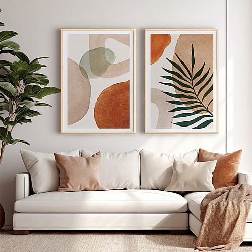 Πίνακας Nefel pakoworld δίπτυχος με ψηφιακή εκτύπωση και πλαίσιο 33x1.5x48εκ Πίνακας Nefel pakoworld δίπτυχος με ψηφιακή εκτύπωση και πλαίσιο 33x1.5x48εκ