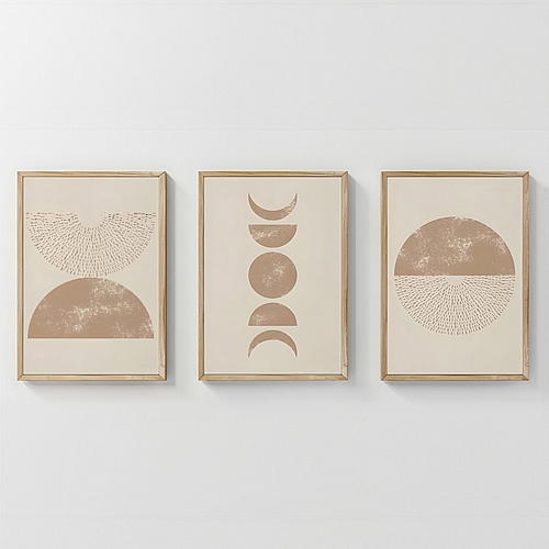 Πίνακας Kriky pakoworld τρίπτυχος με ψηφιακή εκτύπωση και πλαίσιο 33x1.5x48εκ Πίνακας Kriky pakoworld τρίπτυχος με ψηφιακή εκτύπωση και πλαίσιο 33x1.5x48εκ