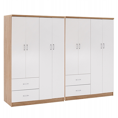 ΝΤΟΥΛΑΠΑ 8ΦΥΛΛΗ FB921237.02 ΜΕΛΑΜΙΝΗ SONAMA & ΛΕΥΚΟ 241x42,5Χ180,5Υεκ.