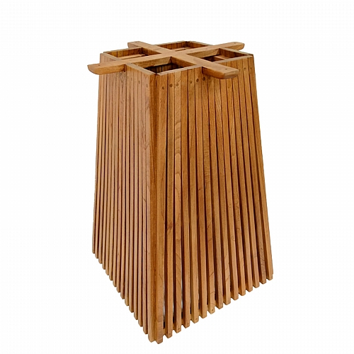 Βάση τραπεζιού μπαρ εσωτερικού χώρου Darius pakoworld mindi ξύλο σε φυσική απόχρωση 60x60x90εκ Βάση τραπεζιού μπαρ εσωτερικού χώρου Darius pakoworld mindi ξύλο σε φυσική απόχρωση 60x60x90εκ