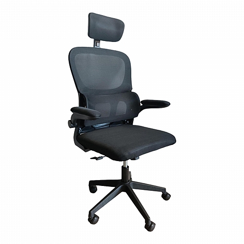 Καρέκλα γραφείου Recko pakoworld ύφασμα mesh σε μαύρη απόχρωση 56x62x116-125εκ Καρέκλα γραφείου Recko pakoworld ύφασμα mesh σε μαύρη απόχρωση 56x62x116-125εκ