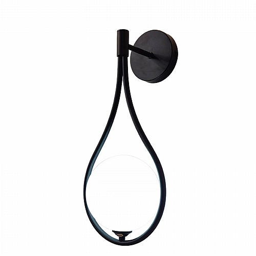 Φωτιστικό τοίχου-απλίκα Teary pakoworld G9 μέταλλο μαύρο-λευκο 16x12x37εκ