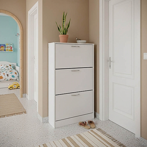 Παπουτσοθήκη Savaz pakoworld σε λευκή απόχρωση 60x24x114εκ Παπουτσοθήκη Savaz pakoworld σε λευκή απόχρωση 60x24x114εκ