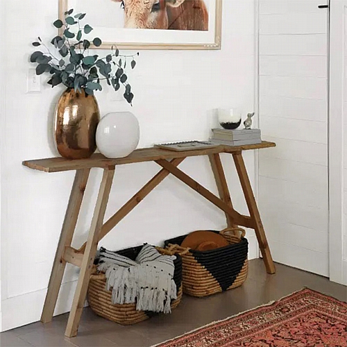 Κονσόλα Roosevelt pakoworld καρυδί ξύλο πεύκου 35mm καρυδί 119x29x80εκ Κονσόλα Roosevelt pakoworld καρυδί ξύλο πεύκου 35mm καρυδί 119x29x80εκ