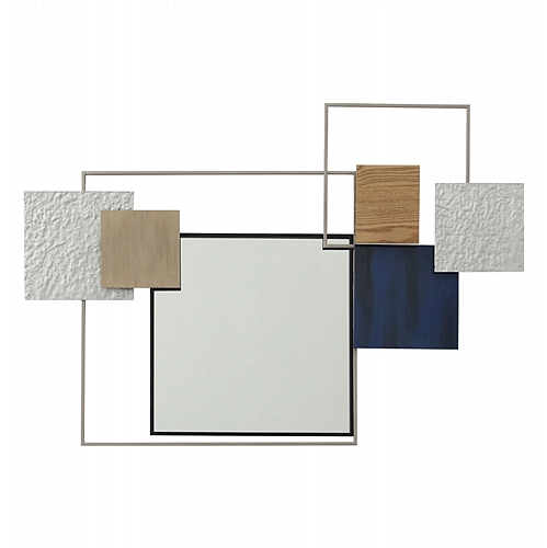 ΔΙΑΚΟΣΜΗΤΙΚΟ ΤΟΙΧΟΥ ΜΕΤΑΛΛΙΚΟ ΜΕ ΚΑΘΡΕΠΤΗ FB97560 95.9x5.7x66 εκ.