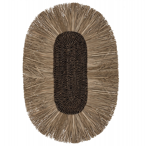 ΔΙΑΚΟΣΜΗΤΙΚΟ ΤΟΙΧΟΥ ΟΒΑΛ ΑΠΟ GRASS ΚΑΙ ΙΝΕΣ ΑΜΠΑΚΑ ΣΕ ΧΡΩΜΑ ΦΥΣΙΚΟ 50x5x75Yεκ.FB97794