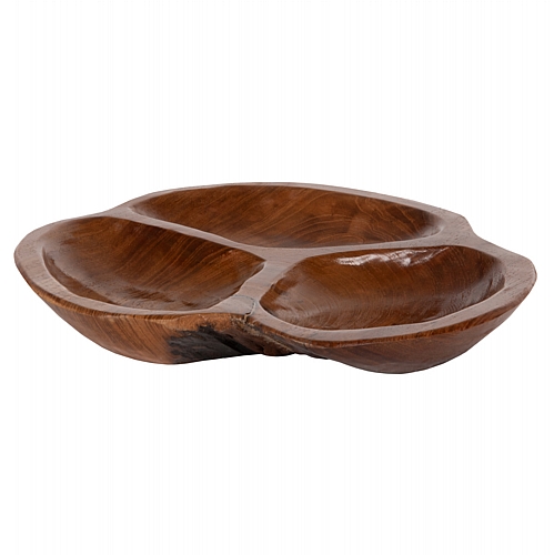 ΕΠΙΤΡΑΠΕΖΙΟ ΔΙΑΚΟΣΜΗΤΙΚΟ ΜΠΟΛ ΞΗΡΩΝ ΚΑΡΠΩΝ FB94272 ΞΥΛΟ ΤΕΑΚ Φ30x4,5Yεκ.