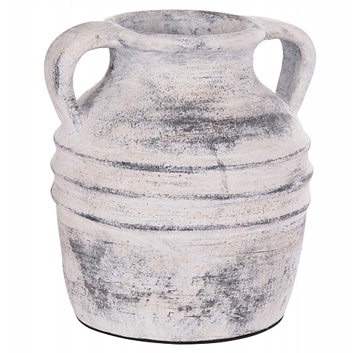 ΔΙΑΚΟΣΜΗΤΙΚΟ ΕΠΙΤΡΑΠΕΖΙΟ ΒΑΖΟ FB94398 ΤΕΡΑΚΟΤΑ ΣΕ ΑΝΟΙΧΤΟ ΓΚΡΙ Φ21x22Υεκ.