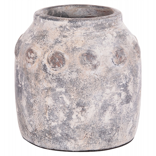 ΔΙΑΚΟΣΜΗΤΙΚΟ ΕΠΙΤΡΑΠΕΖΙΟ ΒΑΖΟ FB94392 ΤΕΡΑΚΟΤΑ ΣΕ ΓΚΡΙ Φ20x19Υεκ.