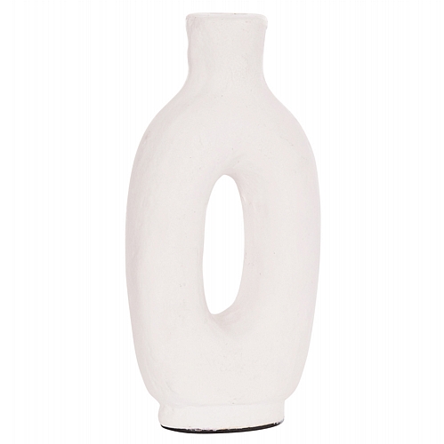 ΔΙΑΚΟΣΜΗΤΙΚΟ ΒΑΖΟ ΣΕΙΡΑ FB94409 ΤΕΡΑΚΟΤΑ ΣΕ ΛΕΥΚΟ 10x5x21Υεκ.