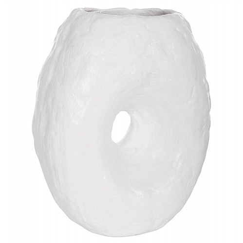 ΕΠΙΤΡΑΠΕΖΙΟ ΔΙΑΚΟΣΜΗΤΙΚΟ ΒΑΖΟ FB94673.02S ΛΕΥΚΗ ΤΕΡΑΚΟΤΑ--22x13x28Υεκ