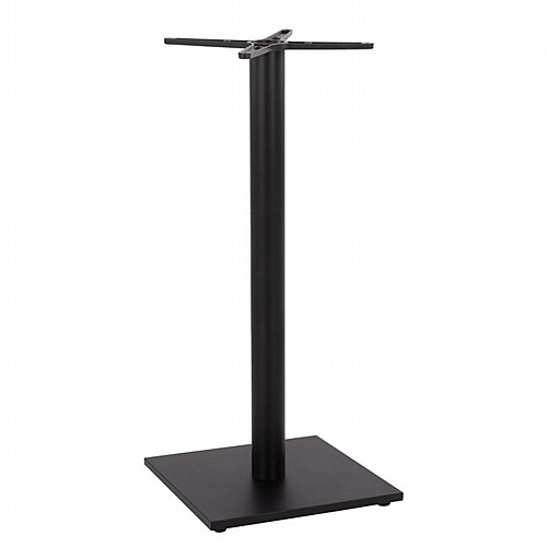 ΒΑΣΗ BAR ΜΕΤΑΛΛΙΚΗ ΜΑΥΡΗ ΜΑΤ 45Χ45Χ108εκ. ΜΕ ΡΕΓΟΥΛΑΤΟΡΟΥΣ FB9439