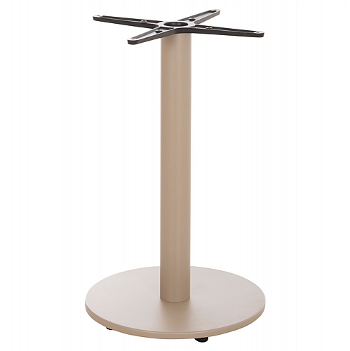 ΒΑΣΗ ΤΡΑΠΕΖΙΟΥ ΑΛΟΥΜΙΝΙΟΥ ΣΤΡΟΓΓΥΛΗ ΚΑΠΟΥΤΣΙΝΟ FB9476.25 ΣΤΑΥΡΟΣ 48Χ48εκ Φ45Χ72Υεκ.