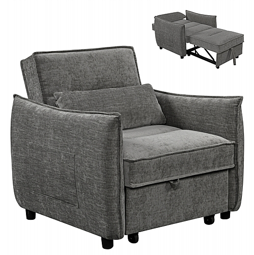 ΠΟΛΥΘΡΟΝΑ-ΚΡΕΒΑΤΙ FB93307.01 ΓΚΡΙ ΥΦΑΣΜΑ 89x85x84Υεκ. ΠΟΛΥΘΡΟΝΑ-ΚΡΕΒΑΤΙ FB93307.01 ΓΚΡΙ ΥΦΑΣΜΑ 89x85x84Υεκ.