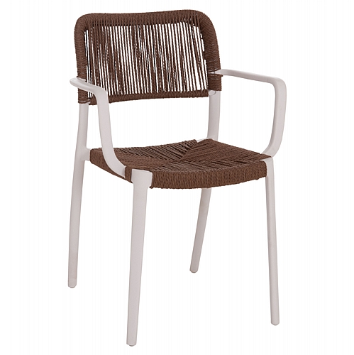 ΠΟΛΥΘΡΟΝΑ ΕΞ.ΧΩΡΟΥ FB96391.01 ΛΕΥΚΟ ΠΟΛΥΠΡΟΠΥΛΕΝΙΟ--ΚΑΦΕ ΣΧΟΙΝΙ 57x53x80Υεκ.