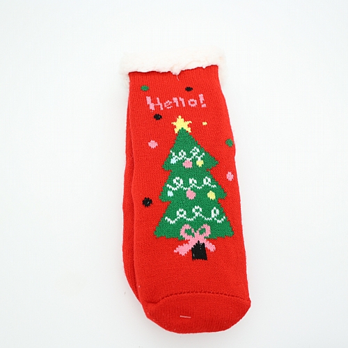 Χριστουγεννιάτικες κόκκινες κάλτσες με δέντρο