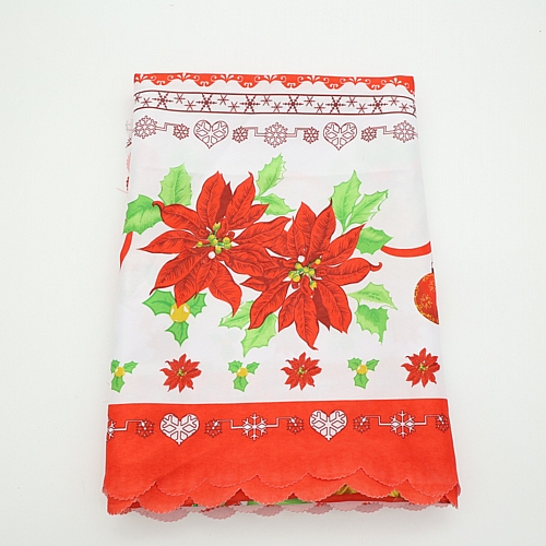 Χριστουγεννιάτικο Τραπεζομάντηλο με Αλεξανδρινά & Γιορτινά Σχέδια