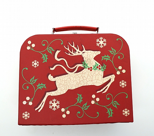 Χριστουγεννιάτικο Κουτί Αποθήκευσης Mε Τάρανδο