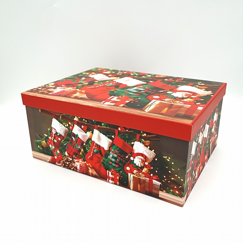 Χριστουγεννιάτικο Κουτί Δώρου με Κάλτσες & Δώρα
