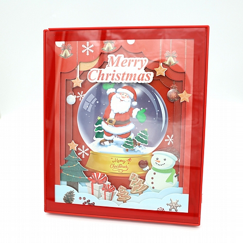 Φωτιζόμενη Χριστουγεννιάτικη Διακοσμητική Κορνίζα – Merry Christmas