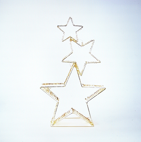 Φωτιζόμενα Χρυσά Αστέρια Διακόσμησης LED