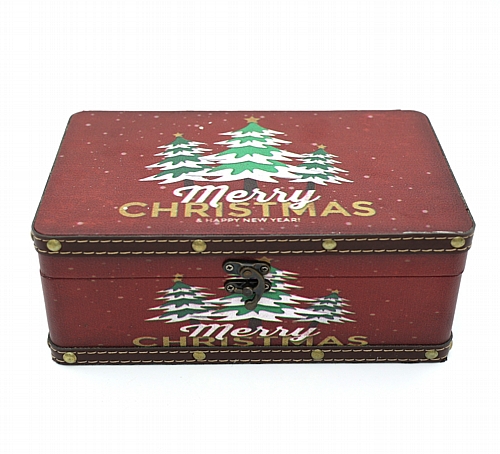 Χριστουγεννιάτικο Διακοσμητικό Κουτί Αποθήκευσης “Merry Christmas”