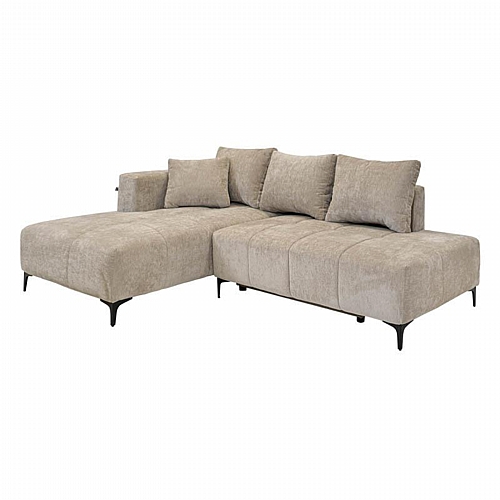 ΚΑΝΑΠΕΣ ΚΡΕΒΑΤΙ Fylliana Jasper ΑΡΙΣΤΕΡΗ ΓΩΝΙΑ ΜΠΕΖ ΥΦΑΣΜΑ 255x170x90εκ ΚΑΝΑΠΕΣ ΚΡΕΒΑΤΙ Fylliana Jasper ΑΡΙΣΤΕΡΗ ΓΩΝΙΑ ΜΠΕΖ ΥΦΑΣΜΑ 255x170x90εκ