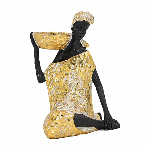 ΕΠΙΤΡΑΠΕΖΙΟ ΔΙΑΚΟΣΜΗΤΙΚΟ ΓΥΝΑΙΚΕΙΑ ΦΙΓΟΥΡΑ Fylliana FL245411 ΧΡΥΣΟ ΧΡΩΜΑ