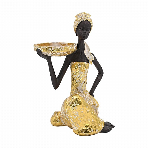 ΕΠΙΤΡΑΠΕΖΙΟ ΔΙΑΚΟΣΜΗΤΙΚΟ ΓΥΝΑΙΚΕΙΑ ΦΙΓΟΥΡΑ Fylliana FL245405 ΧΡΥΣΟ ΧΡΩΜΑ