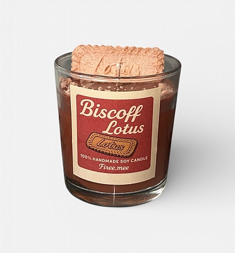 Αρωματικό Κερί Σόγιας Biscoff Lotus
