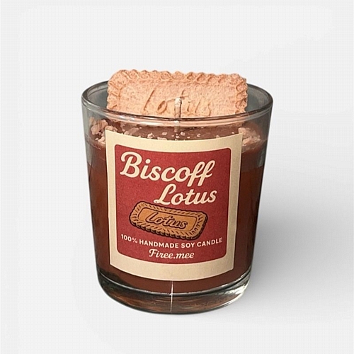 Αρωματικό Κερί Σόγιας Biscoff Lotus