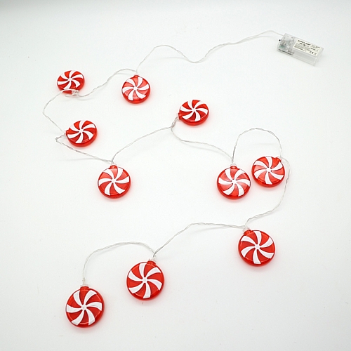 Χριστουγεννιάτικα Διακοσμητικά Φωτάκια LED Καραμέλες