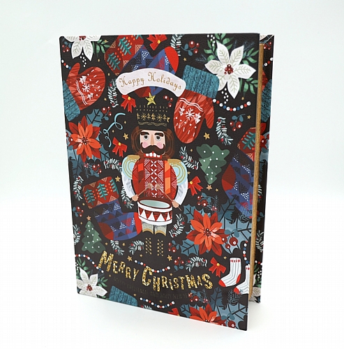 Χριστουγεννιάτικο Διακοσμητικό Βιβλίο – Καρυοθραύστη “Merry Christmas”