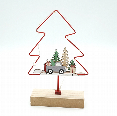 Χριστουγεννιάτικο Διακοσμητικό Δεντράκι με  Φωτισμό