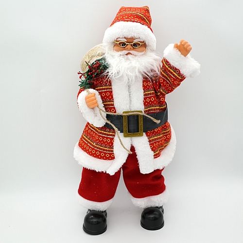 Χριστουγεννιάτικος Διακοσμητικός Άγιος Βασίλης με Σάκο Δώρων