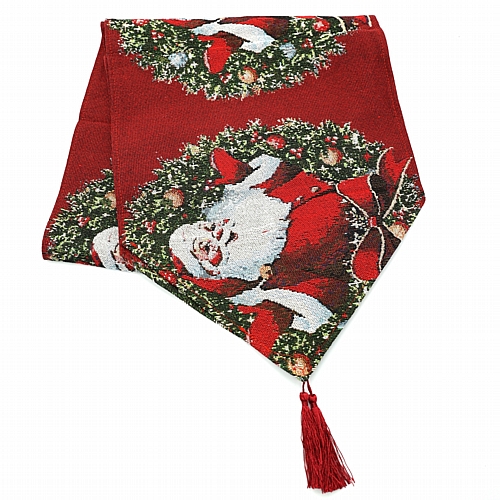 Χριστουγεννιάτικο Ράνερ με Άγιο Βασίλη