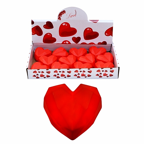 Φωτεινή Καρδιά Διαμαντένιου Σχεδίου – 6cm