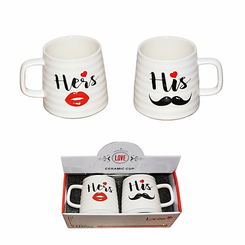 Σετ 2 Κεραμικές Κούπες His & Hers – 350ml