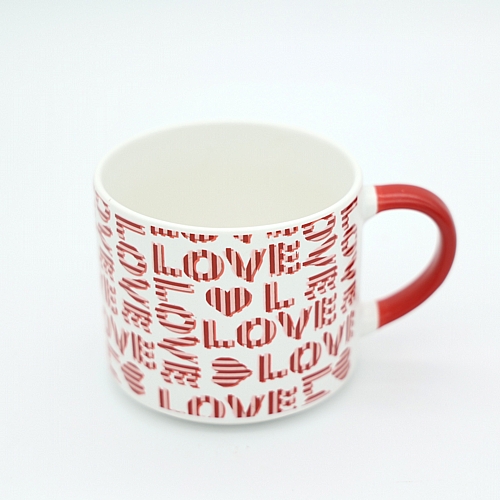 Κούπα Love – Κόκκινη σε συσκευασία δώρου 450ml