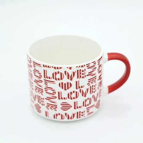 Κούπα Love – Κόκκινη σε συσκευασία δώρου 450ml