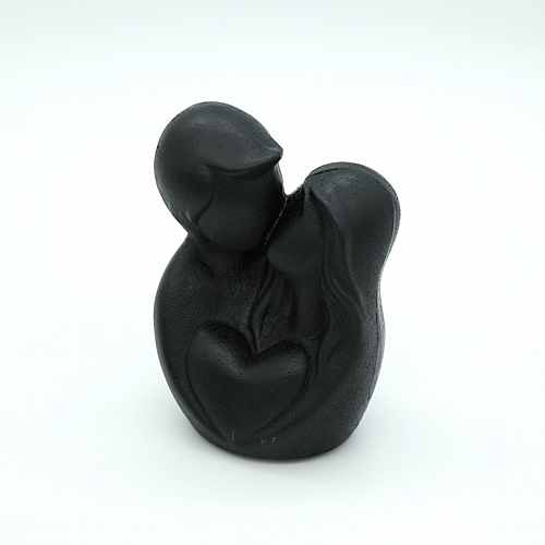 Διακοσμητικό Ζευγάρι Φιλί 13.5cm σε Μαύρο