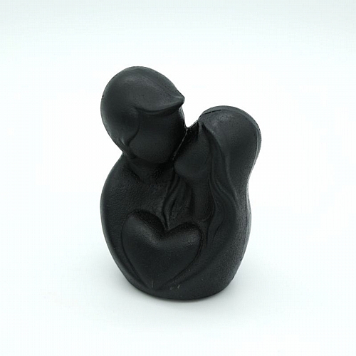 Διακοσμητικό Ζευγάρι Φιλί 13.5cm σε Μαύρο