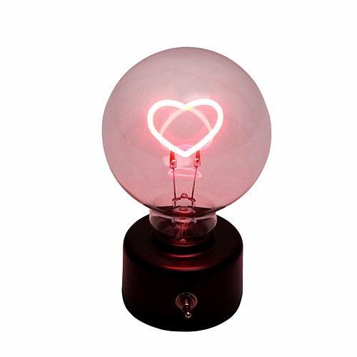 Φωτιστικό Λάμπα Καρδιά – Λειτουργεί με Μπαταρία – 14x8cm Φωτιστικό Λάμπα Καρδιά – Λειτουργεί με Μπαταρία – 14x8cm