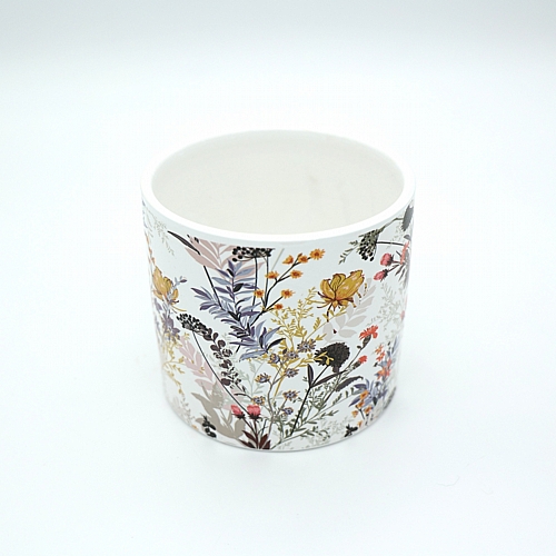 Κεραμικό Κασπώ με Λουλούδια  – 12.5x11.5cm